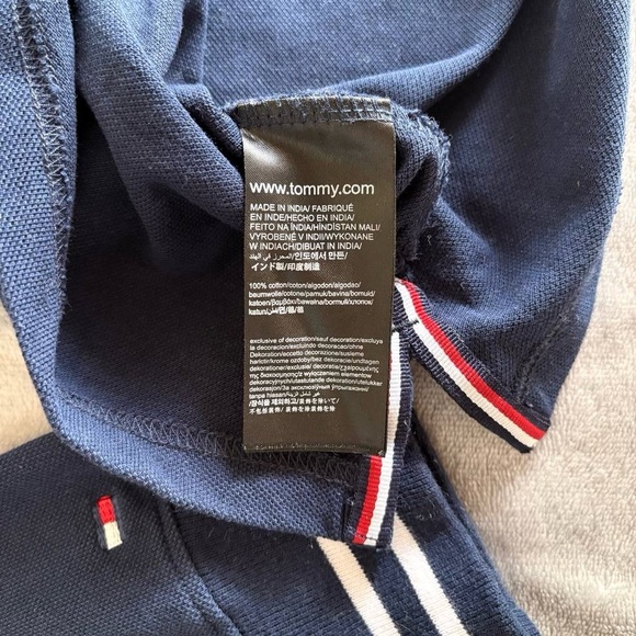 Tommy Hilfiger long sleeve polo, size L - Picture 6 of 6